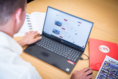 Logging on to our Auction site 