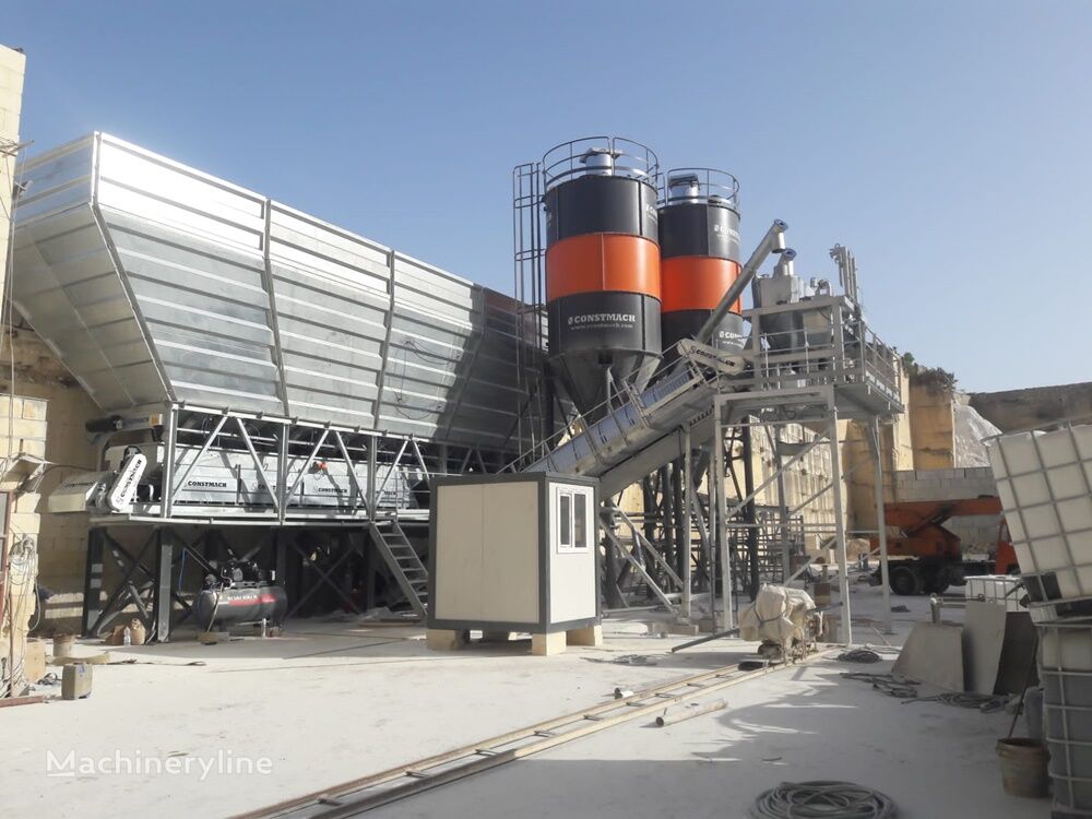 nova Constmach 100 m3/h Dry Type Concrete Batching Plant betonara