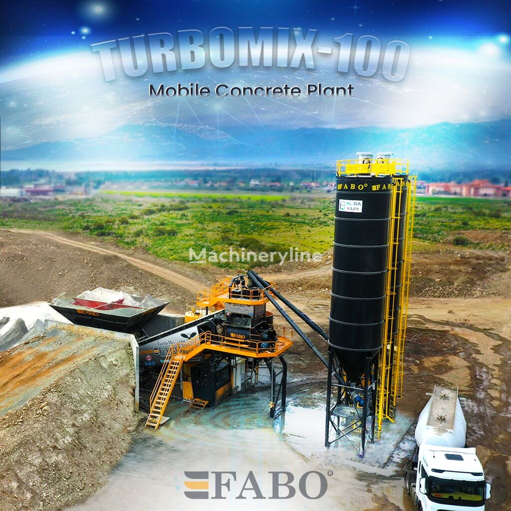 nova FABO TURBOMIX-100 Ceriya Mobilnyh betonnyh ustanovok betonara