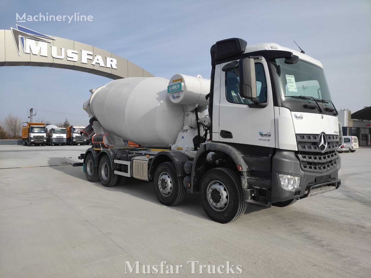 novi IMER Group  na šasiji Mercedes-Benz BRAND NEW AROCS 4142 IMER 12m3 kamion mješalica za beton