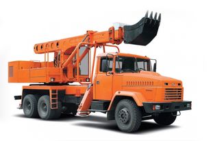 novi KrAZ 65053 UDS-114R Автоэкскаватор-планировщик  teleskopski bager