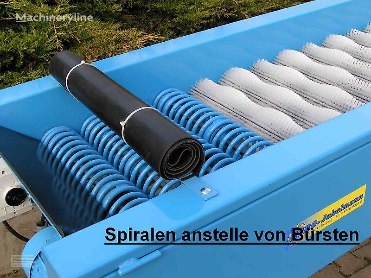 nova EURO-Jabelmann Bürstenmaschine, NEU, 11 Bürsten + 3 Spiralen, 550 mm breit stroj za pranje povrća