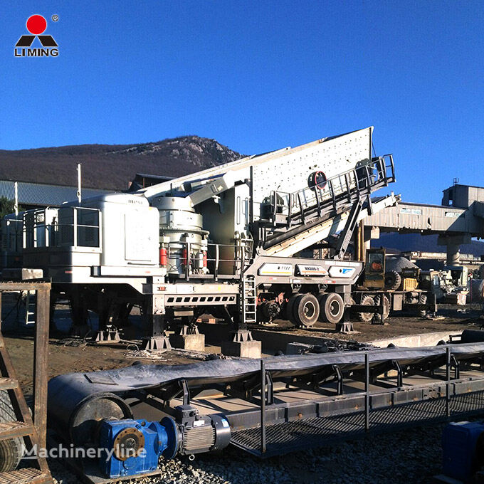 novo Liming stone crushing plant 80-300 tph capacity pokretno postrojenje za drobljenje